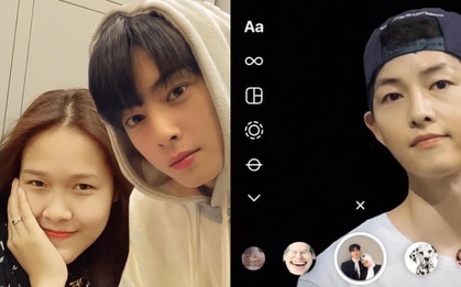 Loạt filter selfie cùng idol rất "thật trân" trên Instagram đang khiến hội chị em phát cuồng