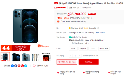Nhiều sản phẩm Apple đang được giảm giá tới 50% trong ngày hội siêu sale 4/4