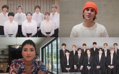 BTS, Demi Lovato, Justin Bieber,... đồng loạt gửi lời chúc mừng đến thương vụ bạc tỉ của HYBE, nhưng Ariana Grande đâu rồi?