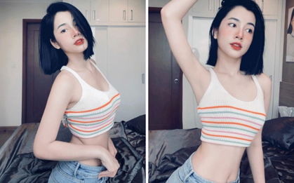Bồ tin đồn 2k2 vừa vén áo khoe eo con kiến, đại gia Đức Huy đã thả tim ngay và luôn