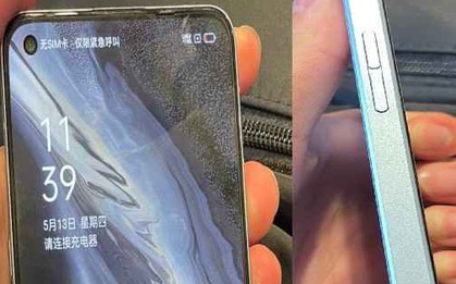 OPPO Reno6 lộ ảnh thực tế với khung viền vuông như iPhone 12
