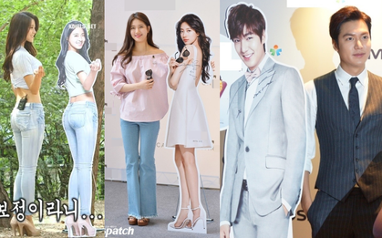 Sao Hàn đọ sắc với chính standee của mình: Seolhyun - Yoona thành "huyền thoại", Suzy - Lee Min Ho cùng lộ chung khuyết điểm