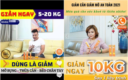 Hàng loạt người nổi tiếng quảng cáo "thổi phồng" công dụng thực phẩm chức năng trên TikTok: Không ăn kiêng, không tập luyện mà vẫn giảm từ 5kg đến 20kg?