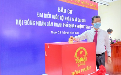 Trực tiếp bầu cử ngày 23/5: Đã có nhiều khu vực đạt 100% cử tri đi bầu cử
