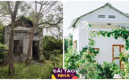 Nhìn căn chòi hoang kinh dị như "nhà ma", chàng trai đầu tư 150 triệu cải tạo xinh hết nấc, lại thơ mộng hệt homestay