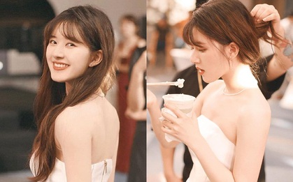 Phim dở nhưng Triệu Lộ Tư vẫn thả dáng cực xinh trong váy dạ hội, có cả nụ cười "công nghiệp" thân quen nữa cơ!