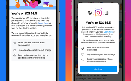 Facebook và Instagram thông báo cho người dùng biết việc theo dõi là để giúp các dịch vụ này “miễn phí”