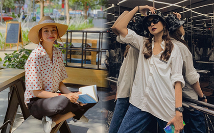 U40 nhưng Thanh Hằng vẫn có loạt cách diện áo sơ mi xịn mịn và trẻ trung, hội gái đôi mươi khéo chẳng bì kịp