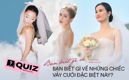 Đây là loạt váy cưới tưởng bình thường nhưng không hề tầm thường, bài quiz này sẽ giúp bạn tìm ra điểm khác biệt ấy!