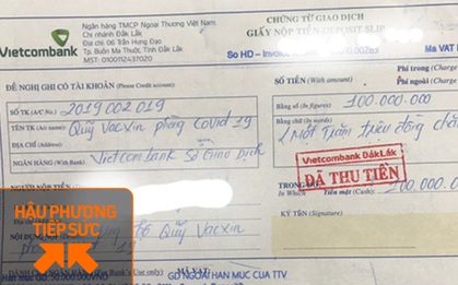 Một bác sĩ đóng góp Quỹ vắc-xin phòng chống Covid-19 100 triệu đồng