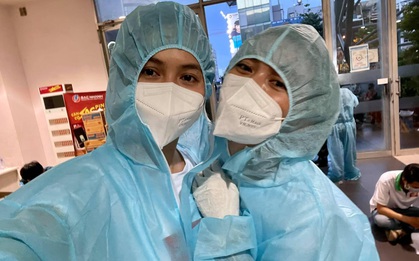 Mâu Thủy cùng dàn Hoa hậu, Á hậu gây xúc động với hành động ý nghĩa giữa mùa dịch