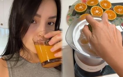 Sắm máy vắt cam giống Kỳ Duyên đi chị em, giá rẻ mà dùng siêu tiện siêu thích
