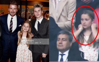 "Thế lực nhí" cute nhất Chung kết Euro 2020: Harper lên đồ điệu đà bên bố David Beckham, còn khoe sắc xinh xỉu ở hậu trường