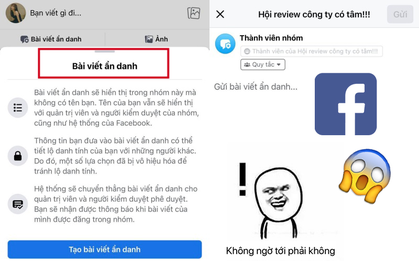 Facebook vừa cập nhật tính năng đăng bài ẩn danh, dành cho các bạn có trải nghiệm cực kì khó nói mà vẫn tha thiết được sẻ chia