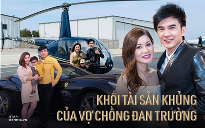 Choáng váng tài sản khủng của vợ chồng Đan Trường ở Mỹ: Biệt thự 4000m2 trăm tỷ, siêu xe và chuỗi nhà hàng đếm không xuể
