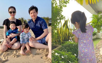 Đặng Thu Thảo khoe ảnh con gái lớn phổng phao tự chơi cực ngoan giữa mùa dịch, vô tình để lộ 1 góc penthouse đắt đỏ