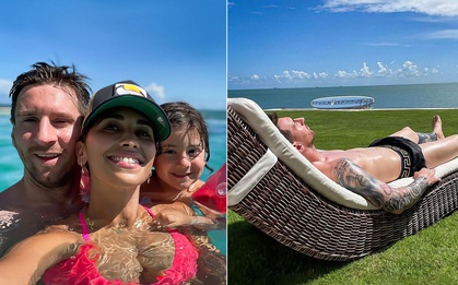 Bức ảnh hiếm hoi Messi bị "chiếm sóng", mọi ánh nhìn đổ dồn về bà xã Antonella mất rồi!