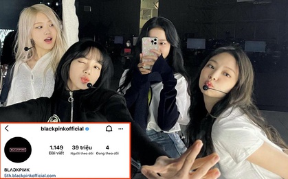 BLACKPINK cán mốc 39 triệu follower trên Instagram, nhưng chỉ xếp thứ 2 và đứng sau nhóm nhạc này!