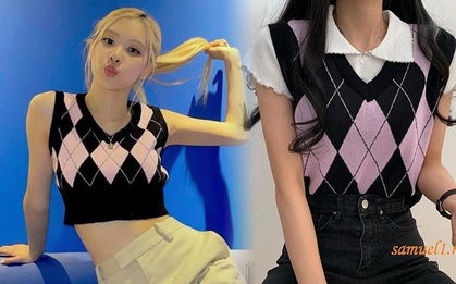 Áo crop top 600k của Rosé xinh thật đấy, nhưng chỉ cần bỏ ra từ 95k là bạn sắm được "bản dupe" rồi