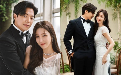 Ngây ngất ảnh cưới của cặp đôi hot nhất Penthouse: “Bà cả” Lee Ji Ah đẹp nao lòng, tình tứ đến lịm tim với “Logan Lee”