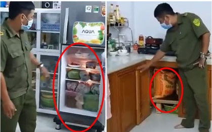 Một gia đình "cầu cứu" xin tiếp tế thực phẩm, cán bộ xuống thăm thấy tủ lạnh ngập thức ăn, gạo, sữa đầy trong kho