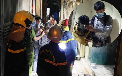 Cảnh sát nhường mặt nạ phòng độc, giải cứu 4 người mắc kẹt trong đám cháy