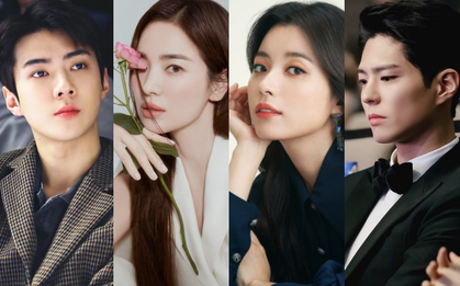 8 sao Kbiz dìm kiểu gì cũng không có góc chết: Song Hye Kyo so kè với 1 nữ idol, Park Bo Gum - Sehun chấp hết ảnh chụp vội