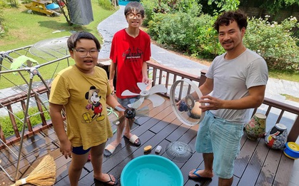 Tuyệt chiêu dạy con của NS Xuân Bắc: Không ngại dạy con cách dùng máy khoan, thưởng tiền mỗi lần con phụ giúp việc nhà, luôn lắng nghe mỗi khi con mắc lỗi
