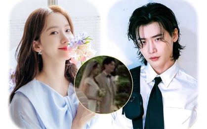 Lộ ảnh cưới Lee Jong Suk - Yoona ở hậu trường phim, hình mờ căm nhưng chưa gì đã xứng đôi quá rồi!