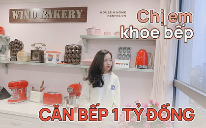 Cô nàng đầu tư tiền tỷ cho căn bếp, toàn đồ xịn xò với gia tài khuôn làm bánh trị giá tận 150 triệu làm dân tình "ngã xỉu"