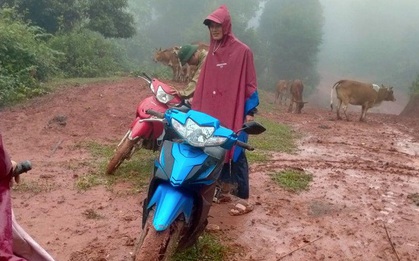 Thầy cô lội bùn lầy, vượt hàng chục km vào bản gọi học sinh đến lớp