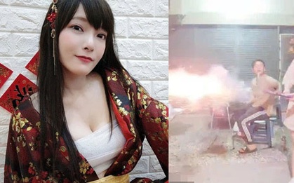 "Nghịch dại" tới mức bắn pháo trong nhà khi lên sóng, nữ streamer bị CĐM chỉ trích, đòi cấm kênh