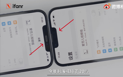 iPhone 13 lộ diện phần notch "nhỏ hơn 20%" nhưng bị netizen chê tới tấp vì "nhìn chẳng khác gì mấy con Android giá rẻ"?