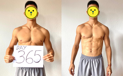 1 sao nam Vbiz khiến hội chị em đứng hình 3 giây khi tung ảnh body 6 múi săn chắc sau 365 ngày ăn chay!