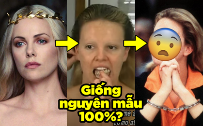 Đố ai nhận ra "nữ hoàng sắc đẹp" Charlize Theron phá hủy nhan sắc, hóa sát nhân có thật: Gớm ghiếc, giống nguyên mẫu đến lạnh gáy!
