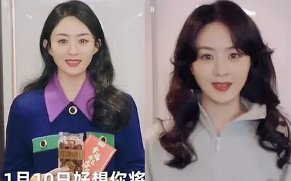 Nhan sắc Triệu Lệ Dĩnh làm sao thế này? Mặt sưng vù, visual "dừ" chát, khác 1 trời 1 vực so với ảnh photoshop