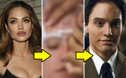 Thì ra đây là bí mật những màn hóa trang ảo nhất Hollywood: Angelina Jolie giả trai siêu thực, sao nam này "phát phì" mới choáng!