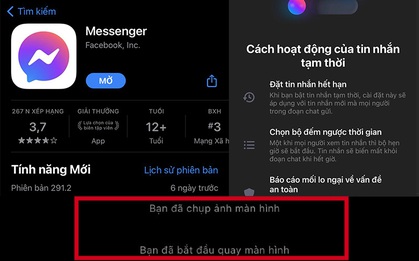 Nóng: Facebook Messenger vừa cập nhật tính năng thông báo khi chụp ảnh màn hình đoạn chat