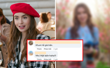 Nhà sản xuất Emily ở Paris tung bộ ảnh "Emily ở Việt Nam" đón Tết nhìn đã thấy xôm, netizen cười ná thở: Nhìn không hề giả trân!