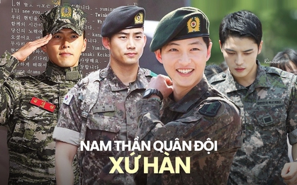 Dàn nam thần xứ Hàn nhập ngũ gây sốt mạng xã hội