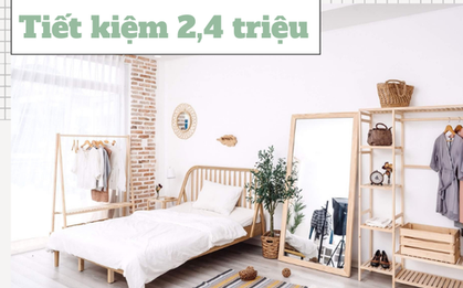 Thiết kế phòng trọ với 7 món nội thất dễ kiếm lại còn đang giảm giá