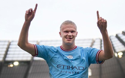 Erling Haaland lập cú đúp, Man City áp sát Arsenal