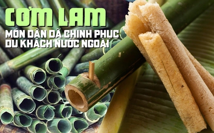 Cơm lam Việt Nam, món ăn dân dã khiến nhiều du khách nước ngoài thích thú