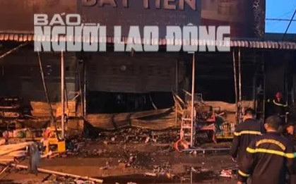 Cháy cửa hàng bách hóa giữa đêm, 3 người chết thảm