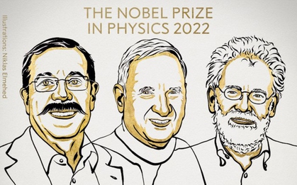 Giải Nobel Vật lý 2022 thuộc về 3 nhà khoa học Pháp, Mỹ và Áo