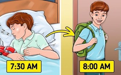 7 tuyệt chiêu giúp con nhanh chóng đến trường mỗi sáng