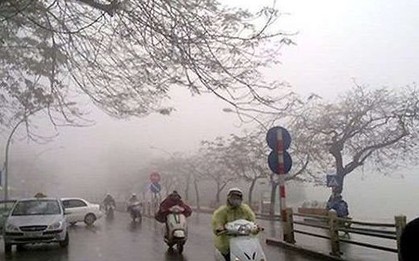 Gió mùa đông bắc tràn về, miền Bắc mưa lạnh, vùng núi trời trở rét