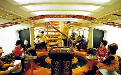 Sự xa xỉ của việc di chuyển bằng máy bay trong những năm 1970