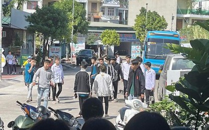 Nhóm học sinh cấp 3 hỗn chiến trong quán cà phê ở Quảng Ninh