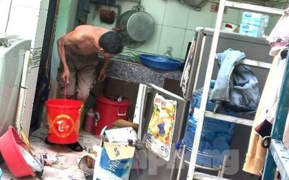 Nổ hầm cầu, một cô gái bị thương
